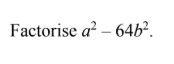difference of squares Sec 2 G3 explained